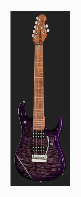 Music Man Petrucci JP15 7 Purple Nebula, przetworniki i gałki regulacji