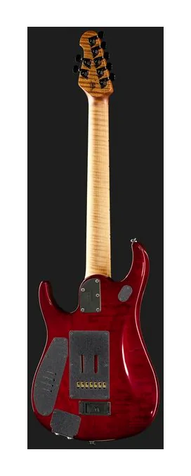 Music Man Petrucci JP15 7 Red Tide Quilt, tył korpusu