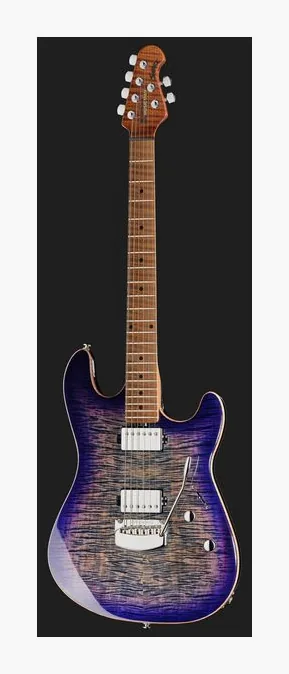 Music Man Sabre Blurple, prog zerowy i pierwsze pozycje na gryfie
