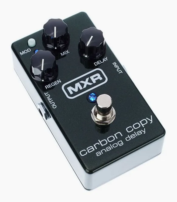 MXR M169 Carbon Copy Analog Delay, złącza z tyłu urządzenia