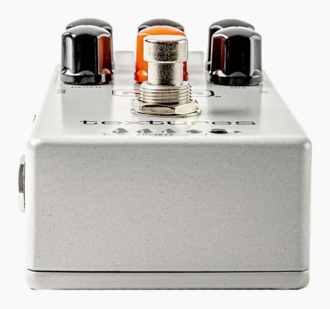 MXR Textures Granular Synth Engine, gałki widziane z góry