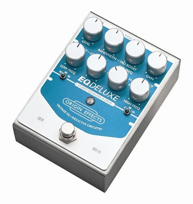 Origin Effects EQ Deluxe Studio EQ & Drive, złącza z tyłu urządzenia