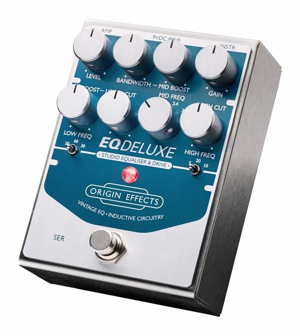Origin Effects EQ Deluxe Studio EQ & Drive z bliska od przodu