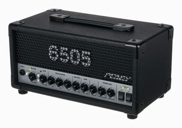 Peavey 6505 MH, logo i wykończenie panelu przedniego