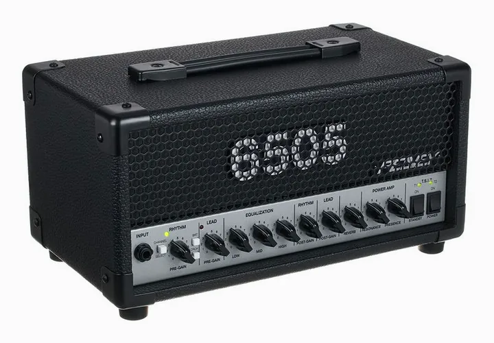 Peavey 6505 MH, logo i wykończenie panelu przedniego