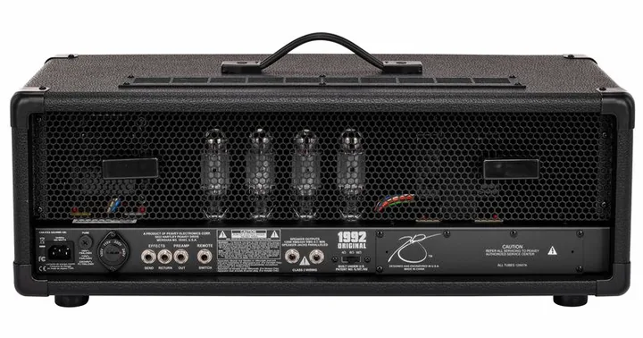 Peavey 6505 1992 Original Head, tył ze złączami