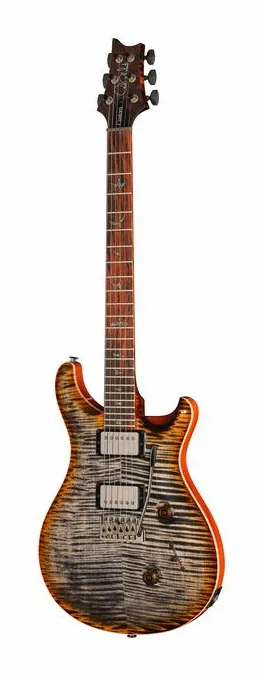 PRS Custom 24 LH Wood Library ER sfotografowana frontalnie