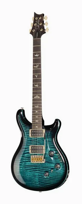 PRS Custom 24 Piezo Charcoal Burst widziana od przodu