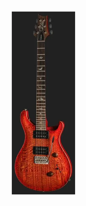PRS Custom 24-08 Mango LTD PM, korpus i lakier z bliska