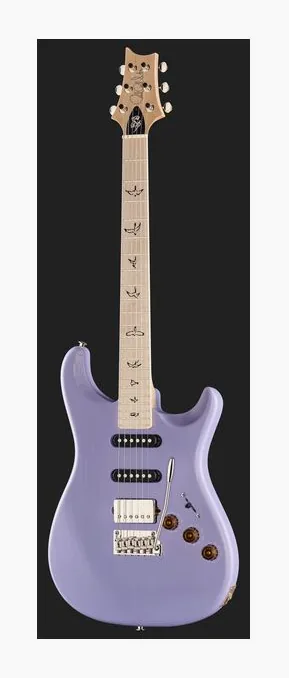 PRS Fiore Satin Lilac, korpus i lakier z bliska