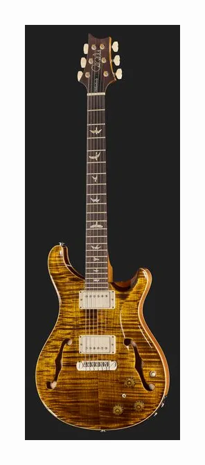 PRS Hollowbody II Piezo CB z bliska od przodu