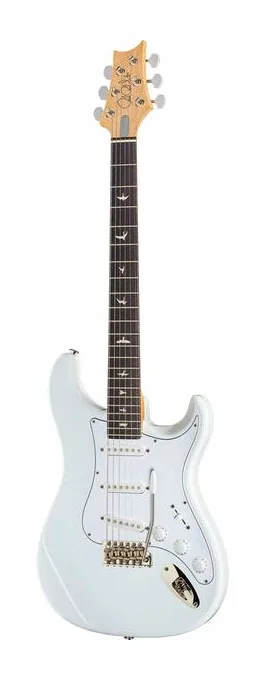 PRS John Mayer Silver Sky Frost z bliska od przodu