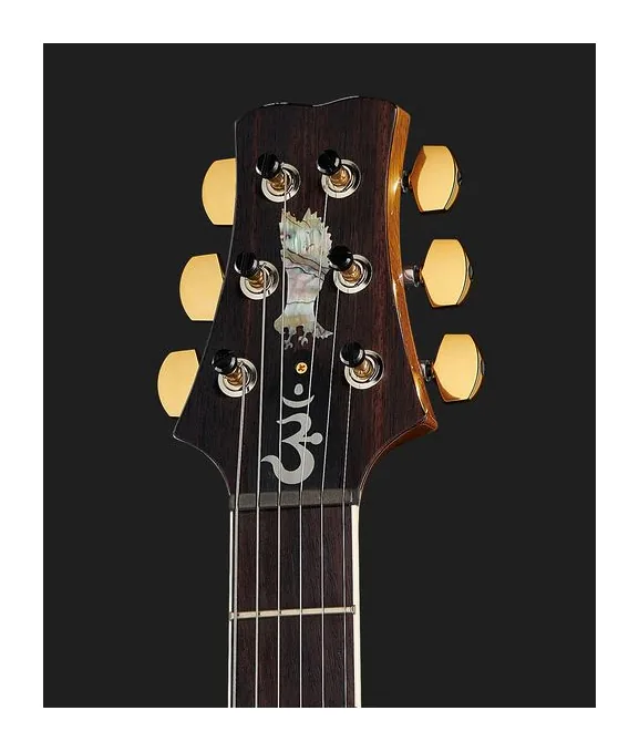 PRS Santana Retro 10 Top SY, główka z kluczami i logo