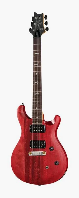 PRS SE CE24 Standard Stoptail SVC ujęta od przodu na neutralnym tle
