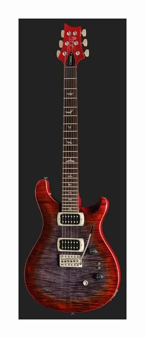 PRS SE Custom 24 Quilt TB z bliska od przodu