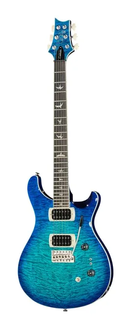PRS SE Custom 24-08 Quilt LB widziana od przodu