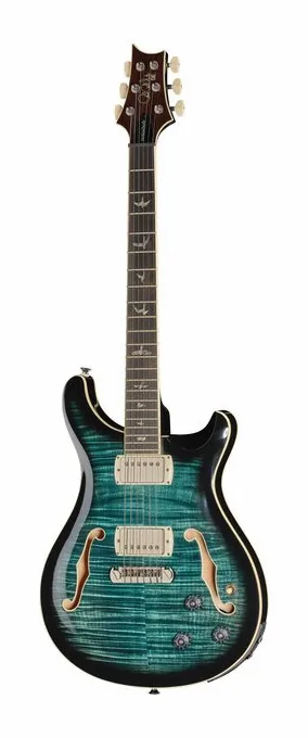 PRS SE Hollowbody II Piezo PBSB widziana od przodu