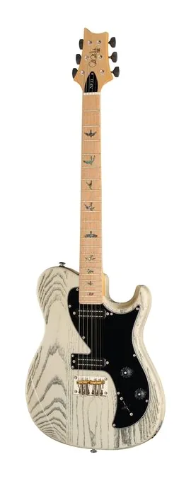 PRS SE NF 53 White Doghair widziana od przodu