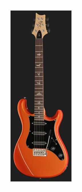 PRS SE NF3 Metallic Orange RW, korpus i lakier z bliska