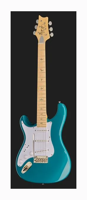 PRS SE Silver Sky Nylon Blue LH, tył korpusu
