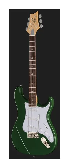 PRS SE Silver Sky Laurel Green, prog zerowy i pierwsze pozycje na gryfie