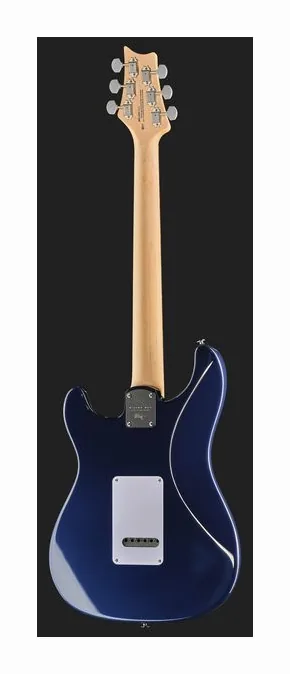 PRS SE Silver Sky Laurel Green ujęta od przodu na neutralnym tle