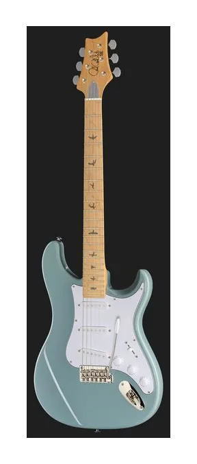 PRS SE Silver Sky Stone Blue Maple, linie korpusu z góry