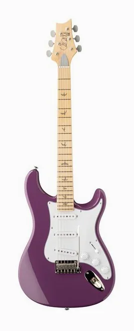 PRS SE Silver Sky Summit Purple sfotografowana frontalnie