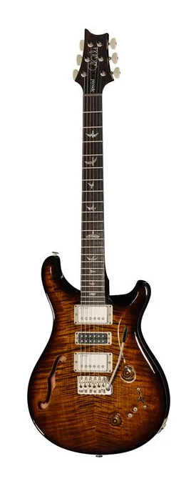 PRS Special Semi-Hollow BGWB ujęta od przodu na neutralnym tle