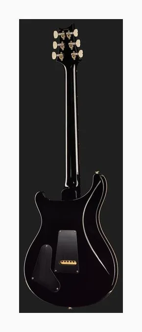 PRS Studio Charcoal Burst, główka z kluczami i logo