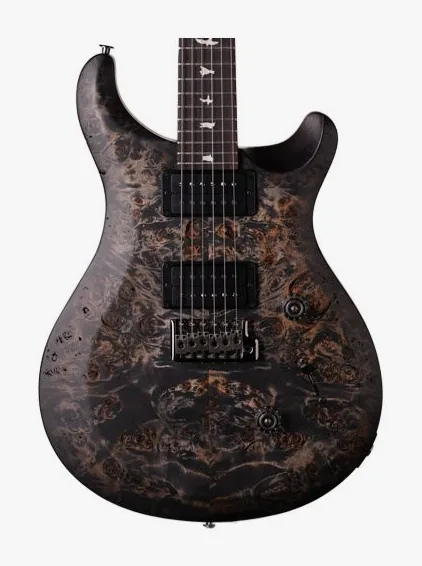 PRS Wood Library S2 Custom 24 CB ujęta od przodu na neutralnym tle