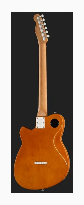 Reverend Charger Cleancut Iconic Blue, linie korpusu z góry