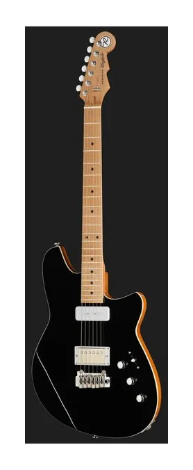 Reverend Kingbolt H90 Midnight Black, korpus i lakier z bliska
