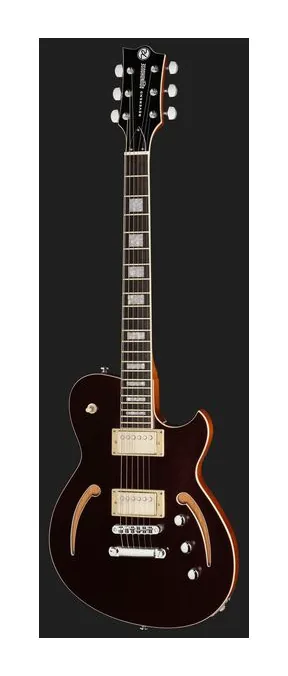 Reverend Roundhouse Air HH Met Bordeaux, linie korpusu z góry
