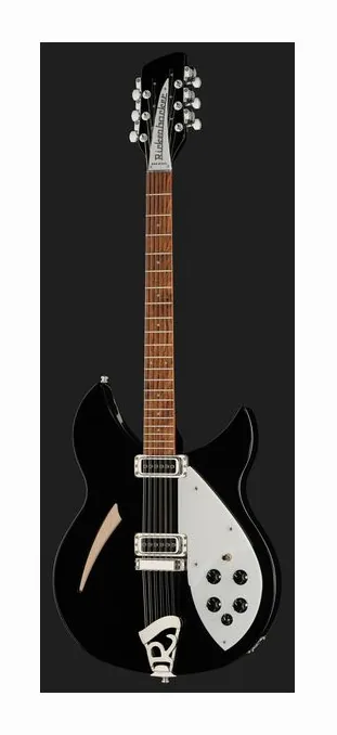 Rickenbacker 330/12 JG, linie korpusu z góry