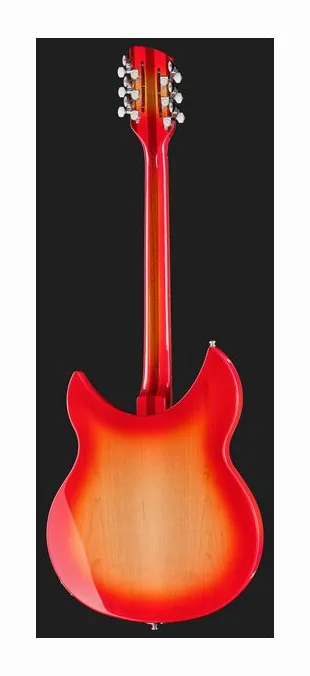 Rickenbacker 330/12 FG, główka z kluczami i logo