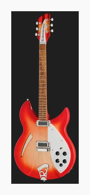 Rickenbacker 330 FG, prog zerowy i pierwsze pozycje na gryfie