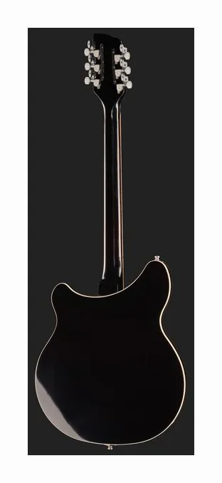 Rickenbacker 360/12 JG, główka z kluczami i logo