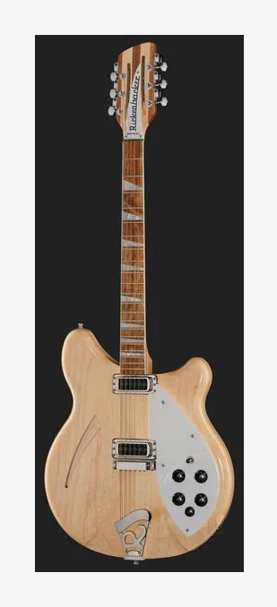 Rickenbacker 360/12 MG, gryf i podstrunnica z boku