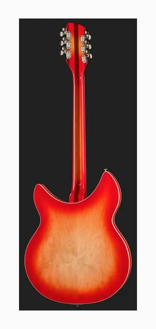 Rickenbacker 360/12C63 Fireglo 12-string, prog zerowy i pierwsze pozycje na gryfie