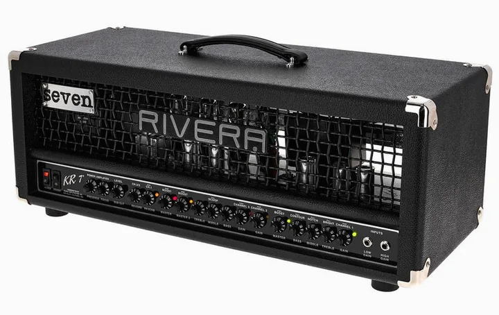 Rivera KR7 Mick Thomson Sign. Head sfotografowana frontalnie