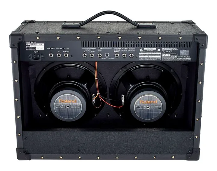 Roland JC-40, widok z góry na head