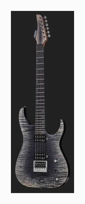 Schecter Banshee Mach-6 Evertune FOB, główka z kluczami i logo