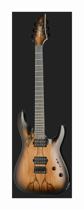 Schecter C-1 Pale Moon SNBB, przetworniki i gałki regulacji