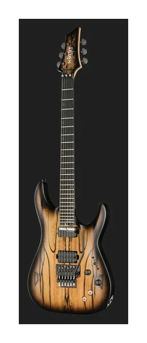 Schecter C-1 FR S Pale Moon SNBB, korpus i lakier z bliska