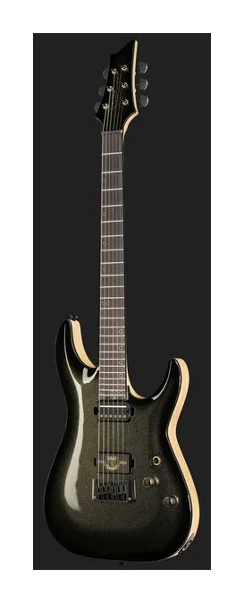 Schecter C-1 50th Anniversary GB, przetworniki i gałki regulacji