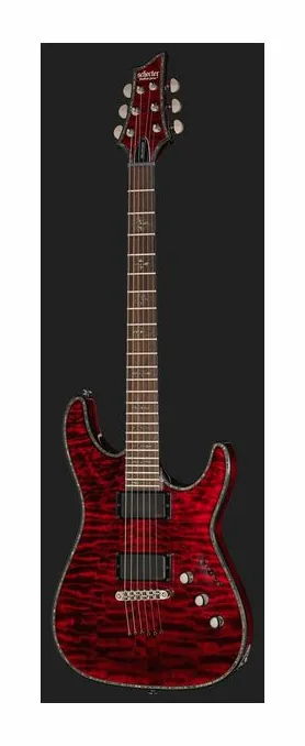 Schecter C-1 Hellraiser BCH, przełącznik przetworników i gniazdo wyjściowe