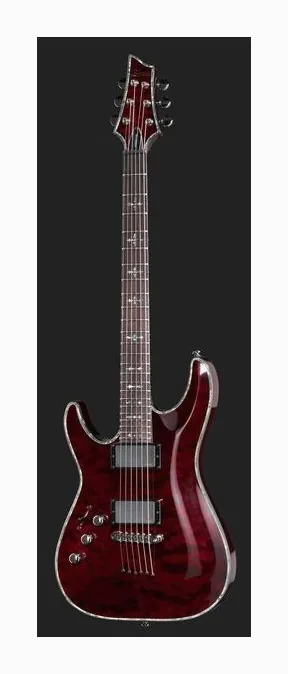 Schecter C-1 Hellraiser BC LH, przetworniki i gałki regulacji