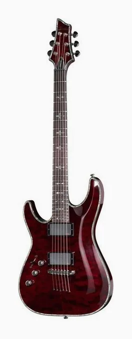 Schecter C-1 Hellraiser BC LH sfotografowana frontalnie