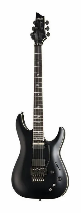 Schecter C-1 FR S SLS Evil Twin SBK widziana od przodu